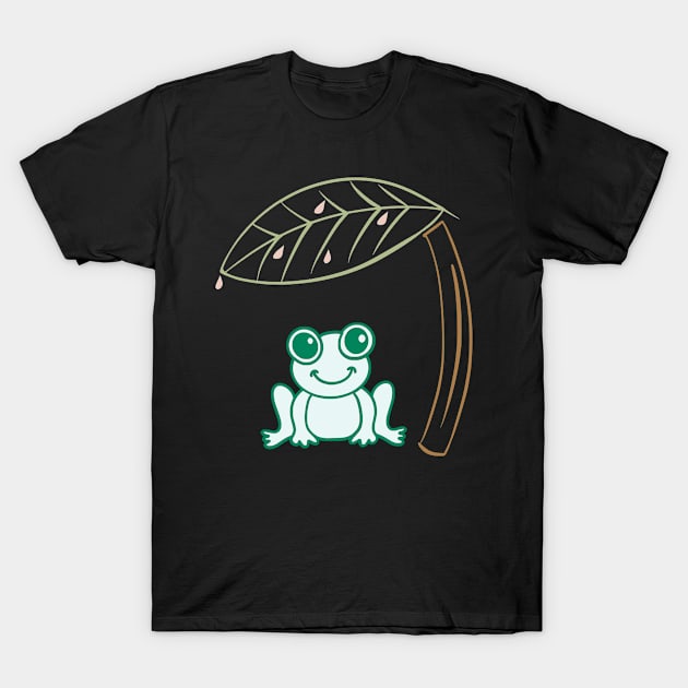 Cute Frog T-Shirt by jerranne